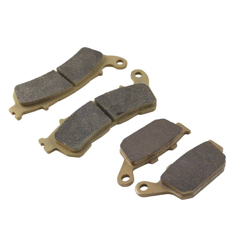 GZYF 388 & 196 Bremsbeläge vorn hinten Scheibenbremsbeläge Grau Messing Fiber Für RAB/RAC CBR 250 2011-13 2Paare von GZYF