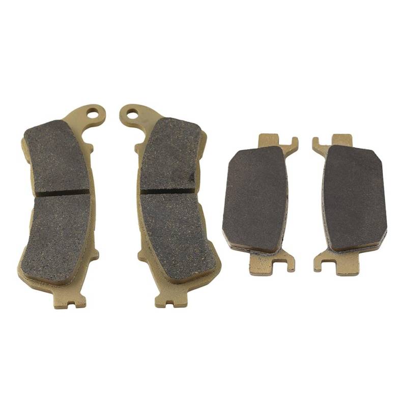 GZYF 388 & 415 Bremsbeläge vorn hinten Scheibenbremsbeläge 2 Paar Für NSS 250 & NSS 300 Messing Fiber Grau von GZYF