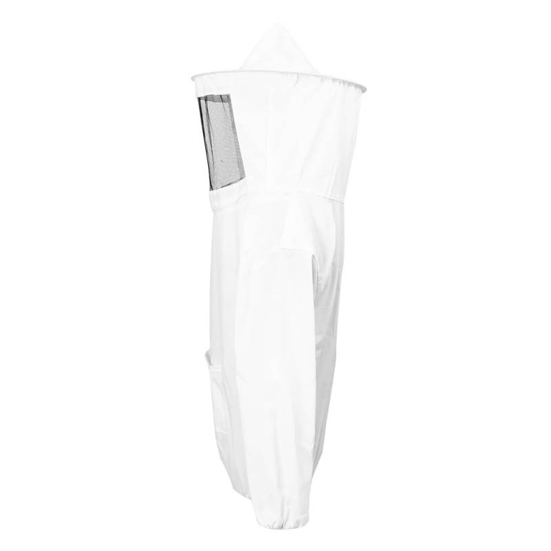 GZYF 4 stücke 40 * 7,5 cm Blending Imker Jacke + Handschuhe + Schaber J Haken + Pinsel Hive Kit Bienenzucht Werkzeuge Set Weiß von GZYF