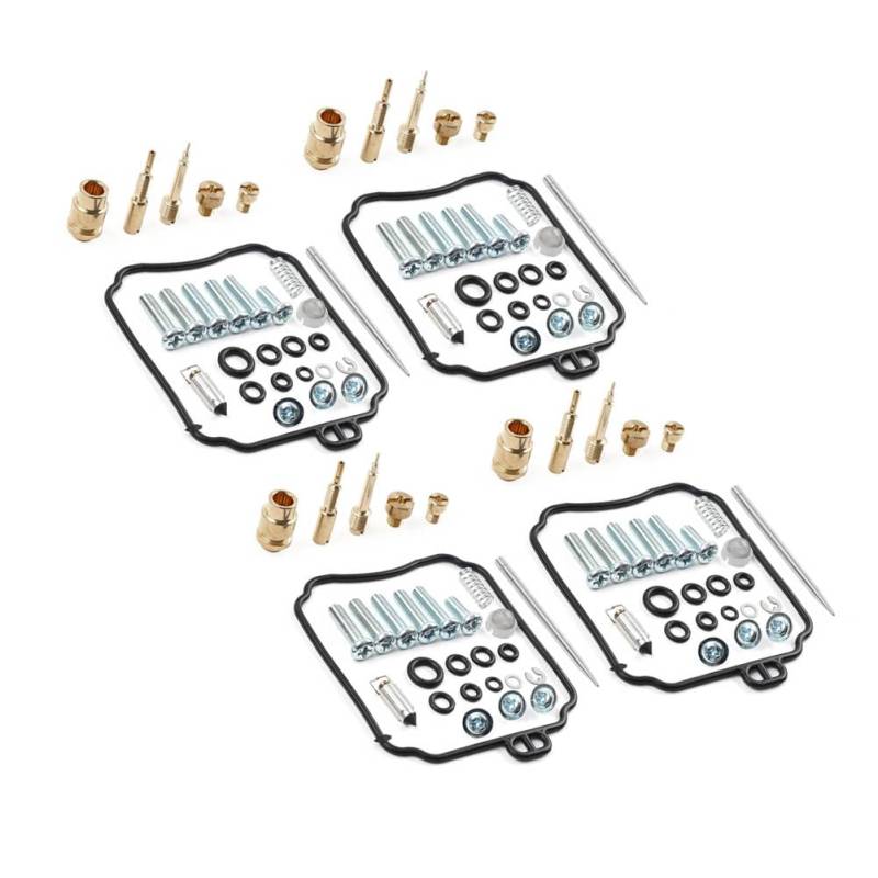GZYF 4er Set Messing, Gummi Vergaser Reparatursätze Für XVZ1300 Royal Star 96-98 von GZYF