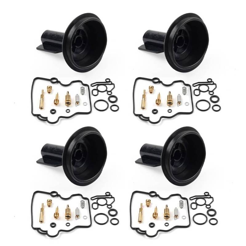 GZYF 4er Set Vergaser Reparatursätze Vergaser Messing, Gummi Für RF600R RF900R 1994-1997 von GZYF