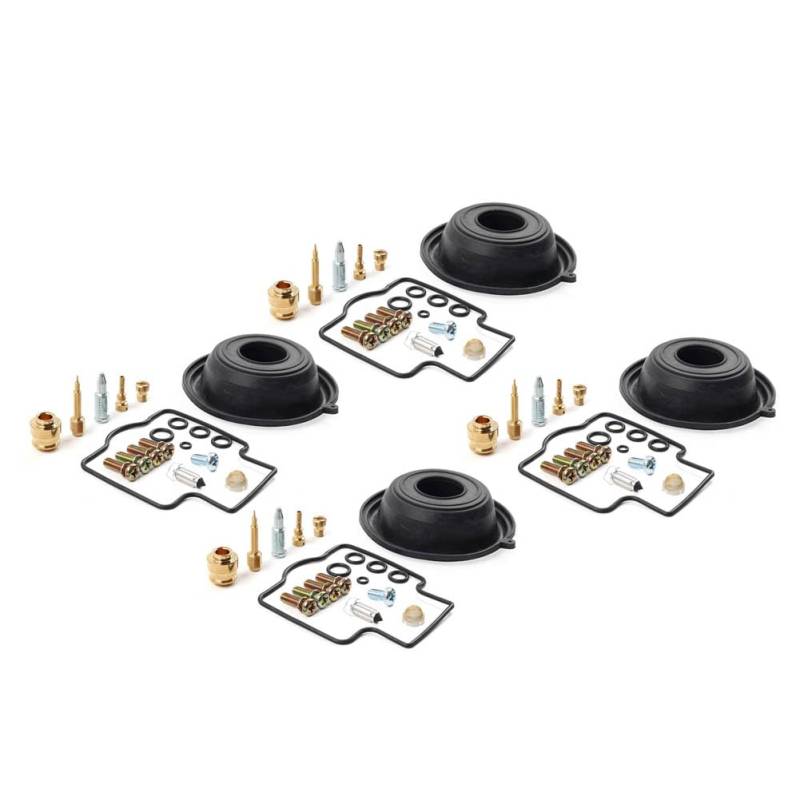 GZYF 4er Set Vergaser Reparatursätze Vergaser Reparatur Messing, Gummi Für ZX900 Ninja ZX-9R GPZ900R 1994-2003 von GZYF