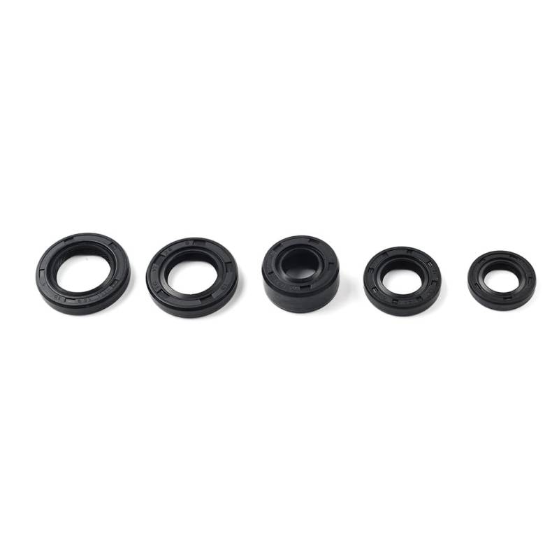 GZYF 5-teiliges Motoröl-Dichtungsset für 50ccm 70ccm 90ccm 110ccm 125ccm ATV Go Kart Pit Dirt Bike Gummi Schwarz von GZYF