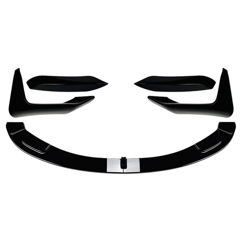 GZYF 6 stücke Front Stoßstange Lip Splitter Seite Ecke Abdeckung Spoiler ABS Glänzend Schwarz Für F80 F81 M3 F82 F83 M4 2014-2020 Auto von GZYF