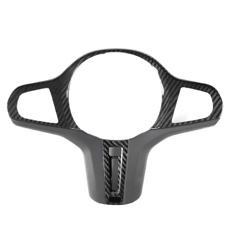 GZYF 61319873222 Lenkradverkleidung Rahmen Tastenabdeckung Schwarz Carbon Fiber Für M4 G82/G83 2020-2024 von GZYF