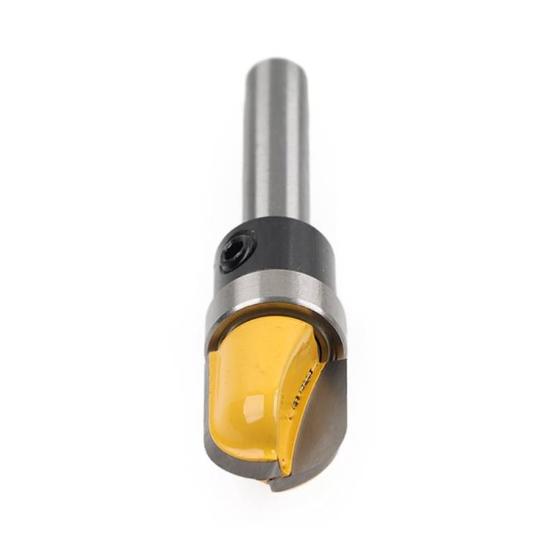 GZYF 6mm Schaft Holzbearbeitung Schüssel & Tablett Router Bit Cove Core Runde Nase Box Schneiden Durchmesser 1/2 "Fräser Werkzeug Hartmetall Gelb & Silber 1Pc von GZYF