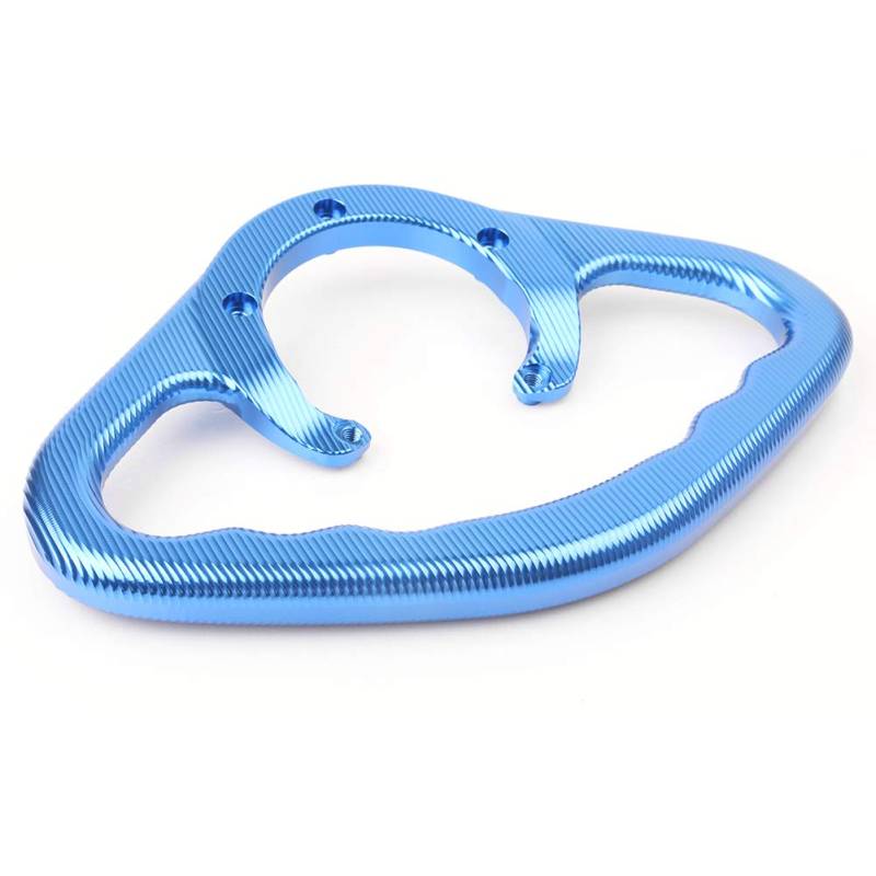 GZYF 9.84 * 6.89 Inch Front Tank Haltegriff Beifahrer Handgriff Armlehne Tank Aluminium Blau Für GSX-R 600 700 1300 SV650 2004-2017 Motorrad von GZYF