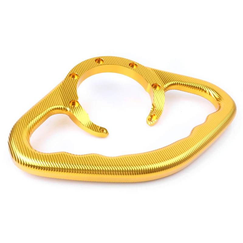 GZYF 9.84x6.88x0.86 Zoll CNC Beifahrer Tank Armlehne Lenkergriff Vorne Gold Für CB1000 CB1000R CB600F CB1300 CBR1000RR CBR954RR CBR600RR Motorrad von GZYF
