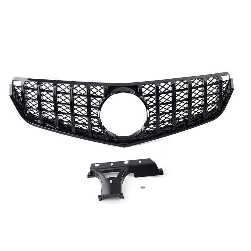GZYF ABS Frontstoßstange Kühlergrill GTR Style Kühlergrill Schwarz Für E Klasse W207 C207 Coupe 09-13 Auto von GZYF
