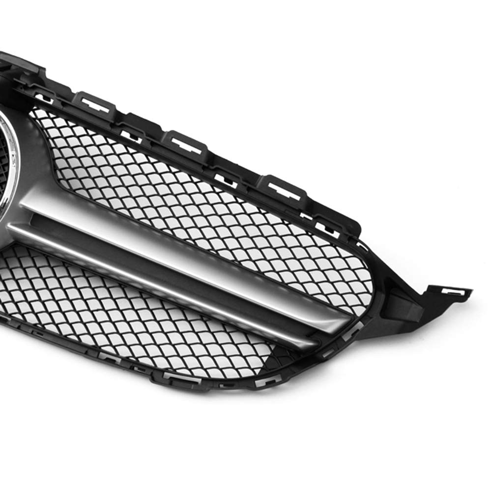 GZYF ABS Frontstoßstangengrill Oberer Kühlergrill Chrom Silber Für C-Klasse W205 C200 C300 C350 C250 2015-2018 Auto GZYF ABS Frontstoßstangengrill Oberer Kühlergrill Chrom Silber Für C-Klasse W205 C200 C300 C350 C250 2015-2018 Auto von GZYF