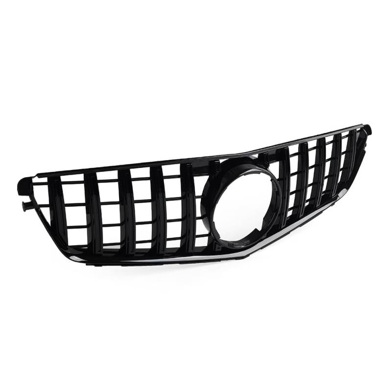 GZYF ABS Frontstoßstangenhaube Kühlergrill GTR Style Kühlergrill Glänzend Schwarz Für C Klasse C220 C230 C250 2007-2014 Auto von GZYF