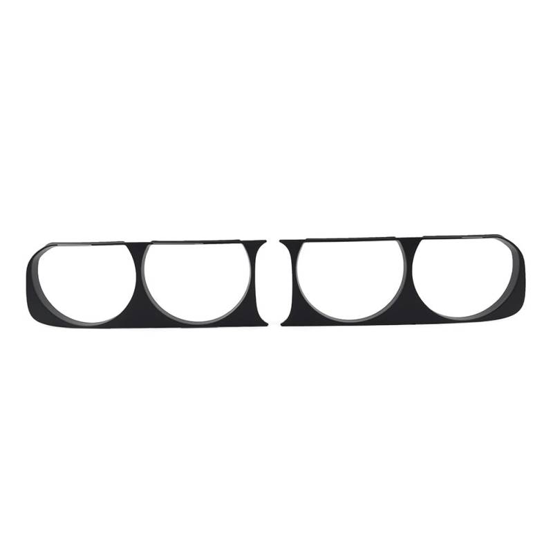GZYF ABS Scheinwerfer Abdeckung Blende Lampenrahmen 68051526AA 68051527AA W0362C CH2511100 CH2510100 Mattschwarz Für Challenger 08-14 Auto von GZYF