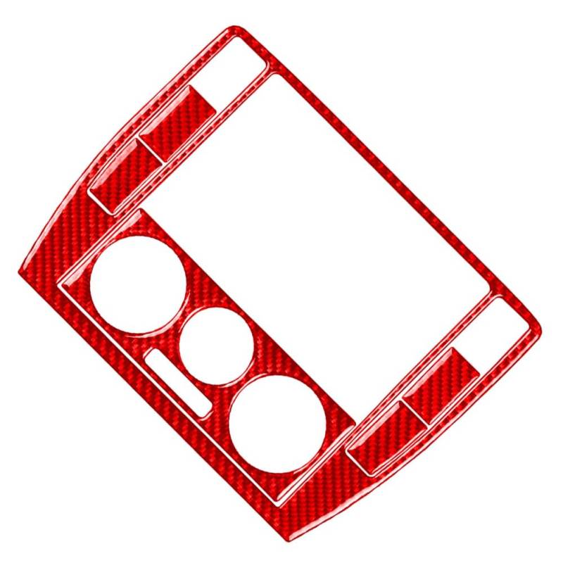 GZYF AC Air Panel CD Schalter Steuerung Zierleiste Aufkleber 6Stk Für Passat B5 01-2005 Carbon Fiber Rot von GZYF
