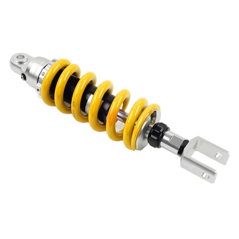 GZYF Aluminium Motorrad 345mm Stoßdämpfer Aufhängung Gabelkopf Absorber 13mm Feder Gelb Für Universal für ATV von GZYF