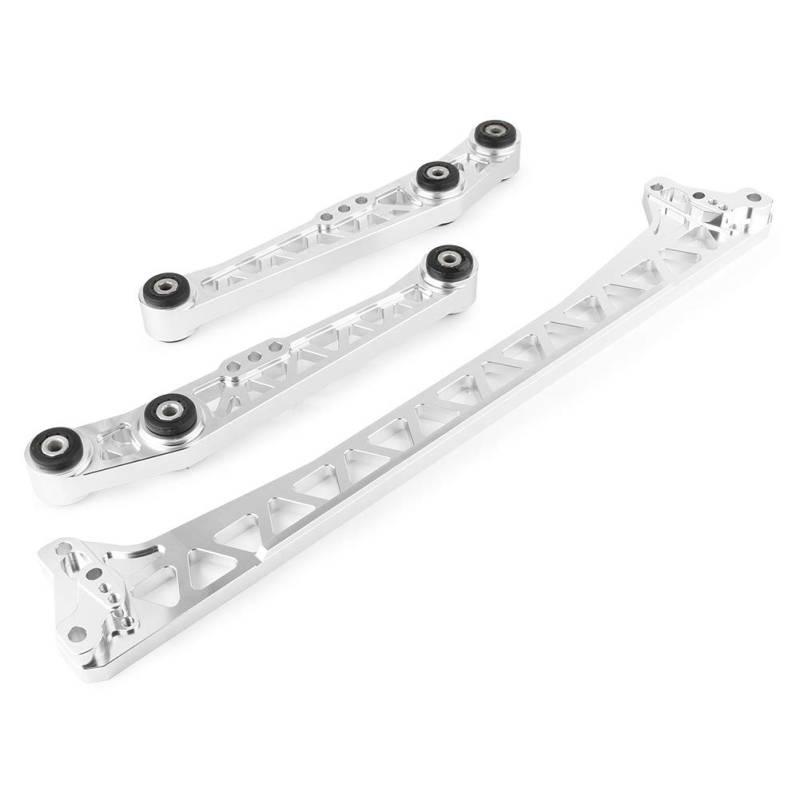 GZYF Aluminium Unterer Querlenker Hilfsrahmen Strebe 7 Funktion Silber Für Civic Del Sol 93-95 Auto von GZYF