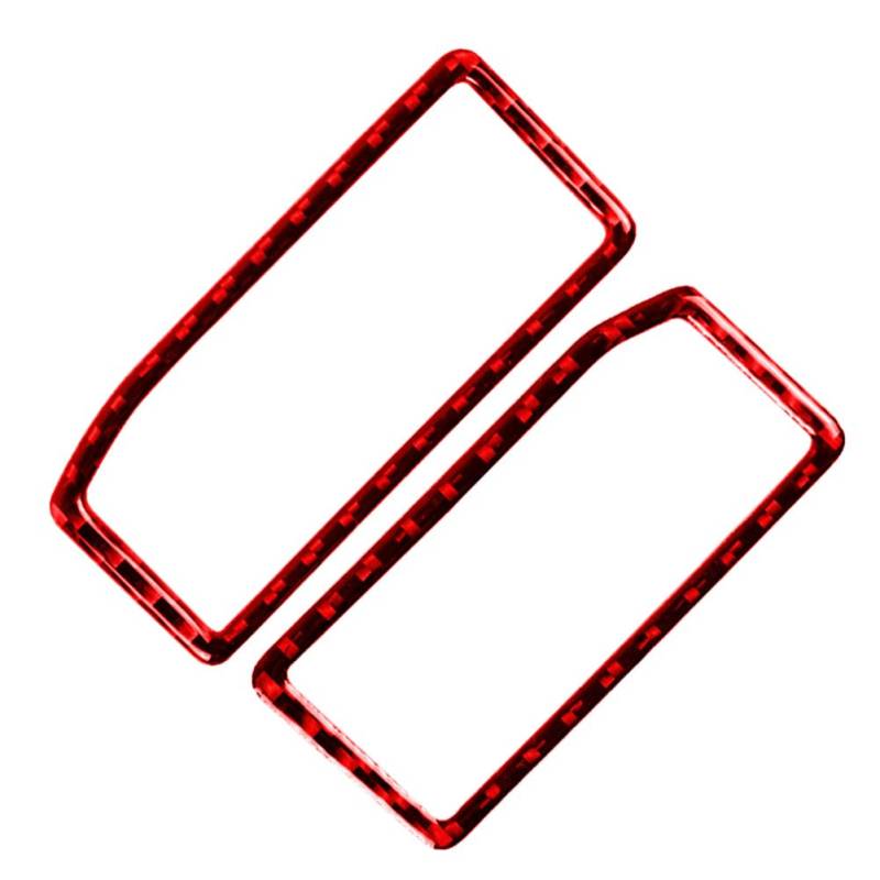 GZYF Armaturenbrett-Abdeckung Mittelkonsole Lüftungsschlitze Blende Rot Links Carbon Fiber Für RC300/350/200T 15-2024 2St von GZYF
