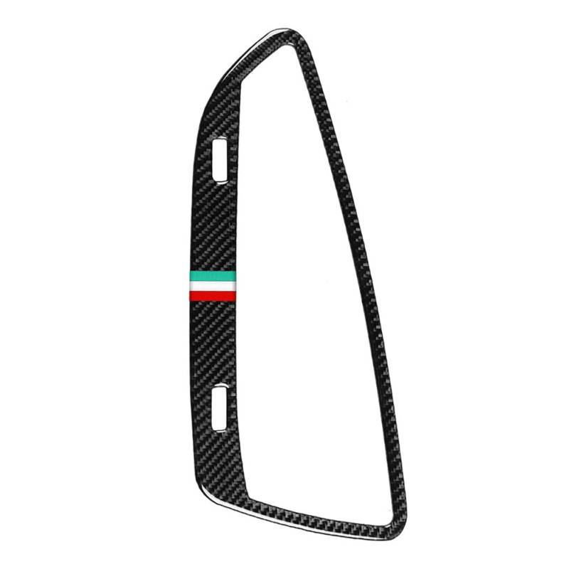 GZYF Armaturenbrett Auslassring Lüftungsrahmen Verkleidung LHD Für Spider 2006-2010 Carbon Fiber Schwarz von GZYF