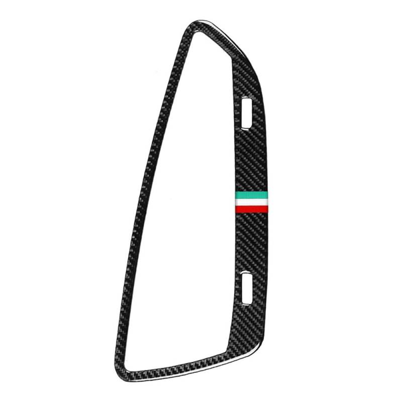 GZYF Armaturenbrett Lüftungsrahmen Abdeckung Auslass Zierring RHD Carbon Fiber Schwarz Für Brera 2005-2010 von GZYF