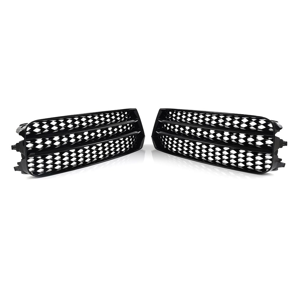 GZYF Auto 8XA807681B 8XA807682B Front Side Air Wabengitter Untere Stoßstange Mesh-Abdeckung 1 Paar Für A1 2014 2015 2016 2017 2018 ABS Schwarz von GZYF