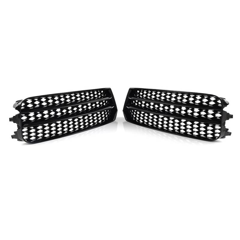 GZYF Auto 8XA807681B 8XA807682B Front Side Air Wabengitter Untere Stoßstange Mesh-Abdeckung 1 Paar Für A1 2014 2015 2016 2017 2018 ABS Schwarz von GZYF