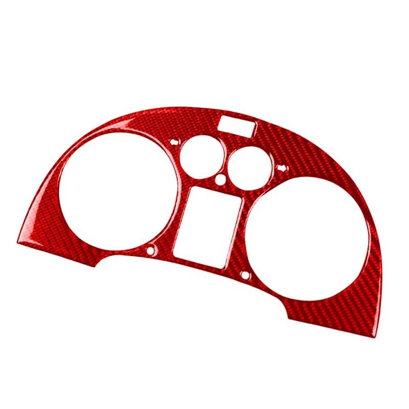 GZYF Auto Armaturenbrett Tacho Guage Pod Surround Trim Panel Abdeckung Für TT 8N 2001 2002 2003 2004 2005 2006 Carbon Fiber Rot von GZYF
