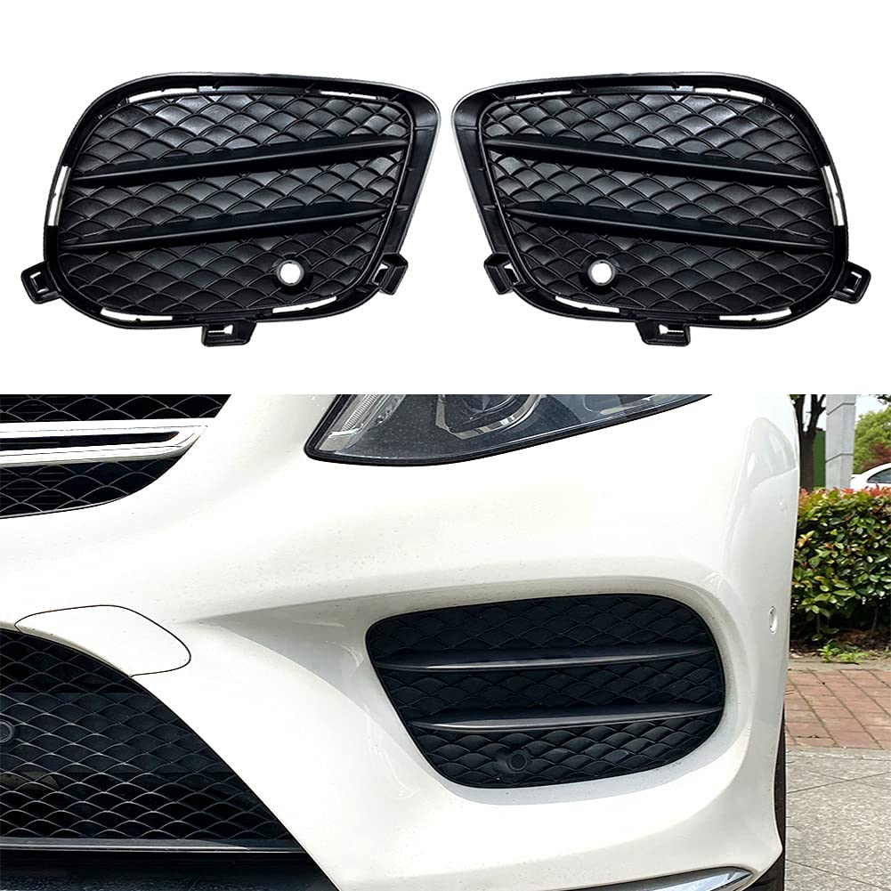 GZYF Auto Auto Frontstoßstange Nebelscheinwerfer Kühlergrill Abdeckung Zierleisten Kompatibel mit Mercedes Benz GLE-Klasse W166, GLE Coupe C292, GLS-Klasse X166 GZYF Auto Auto Frontstoßstange Nebelscheinwerfer Kühlergrill Abdeckung Zierleisten Kompatibel mit Mercedes Benz GLE-Klasse W166, GLE Coupe C292, GLS-Klasse X166 von GZYF