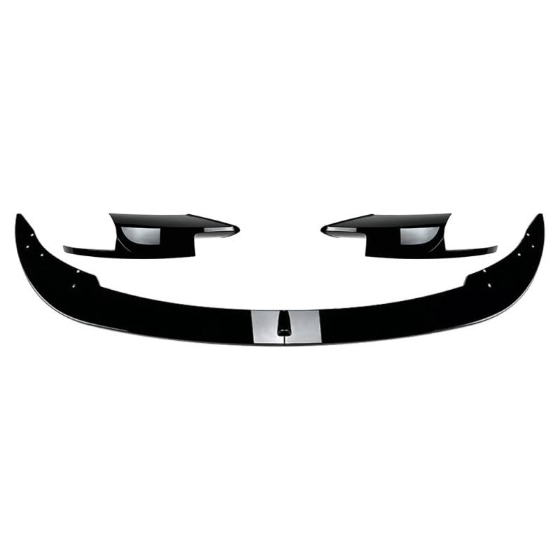 GZYF Auto Front Ecke Abdeckung Seite Spoiler + Splitter Stoßstange Lip Für 5 Serie F10F11 M5 Limousine 11-2017 ABS Glänzend Schwarz von GZYF