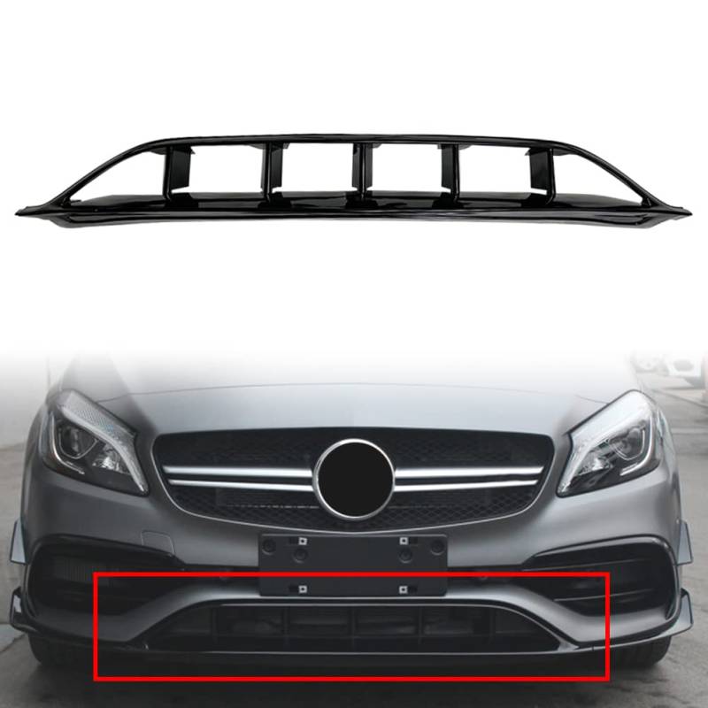 GZYF Auto Front Lower Lip Spoiler Für A-Klasse W176 2016-2018 ABS von GZYF