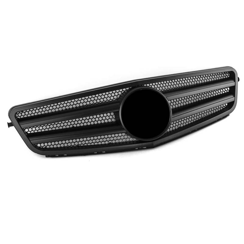 GZYF Auto Front Stoßstange Grill Oberen Kühlergrill Für C klasse W204 07-14 ABS Glanz Schwarz von GZYF