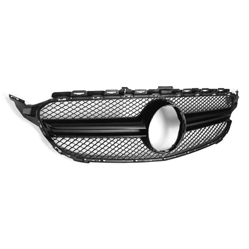 GZYF Auto Front Stoßstange Grill Oberen Kühlergrill Für W205 C-Klasse 2015 + ABS Schwarz von GZYF