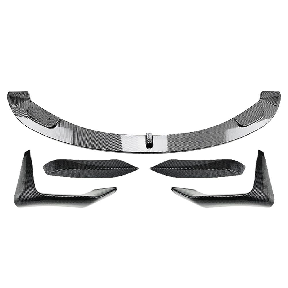 GZYF Auto Frontspoilerlippe Seiteneckenabdeckung Splitter 6Stk Für F80 F81 M3 F82 F83 M4 14-2020 ABS Kohlefasermuste von GZYF