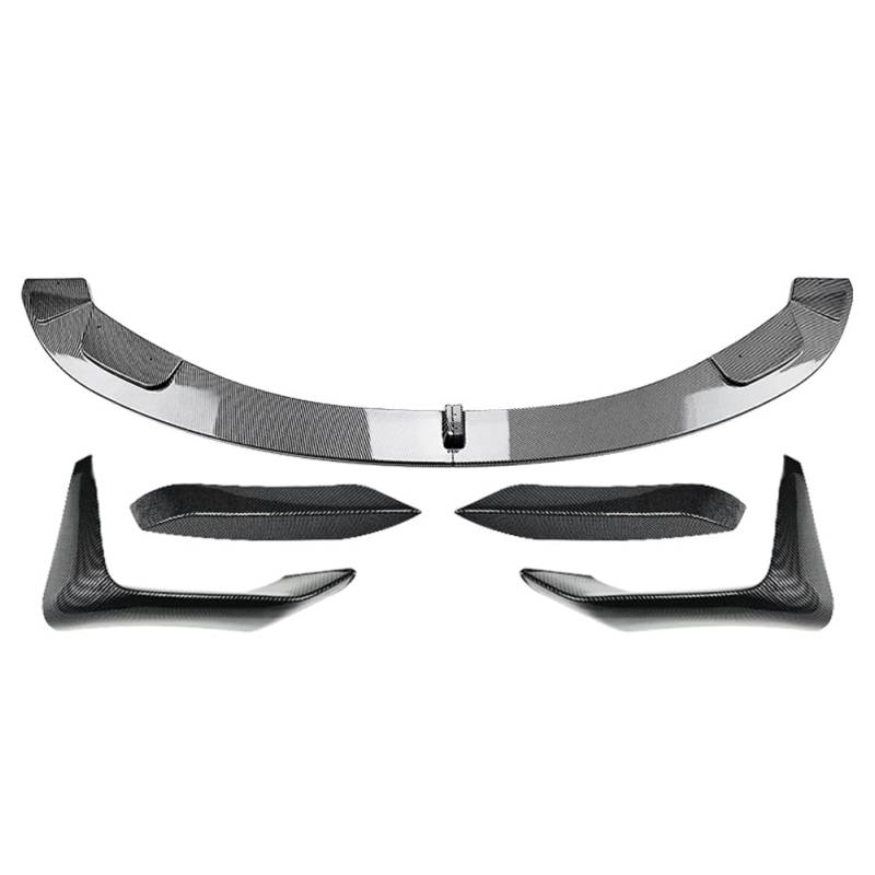 GZYF Auto Frontspoilerlippe Seiteneckenabdeckung Splitter 6Stk Für F80 F81 M3 F82 F83 M4 14-2020 ABS Kohlefasermuste von GZYF