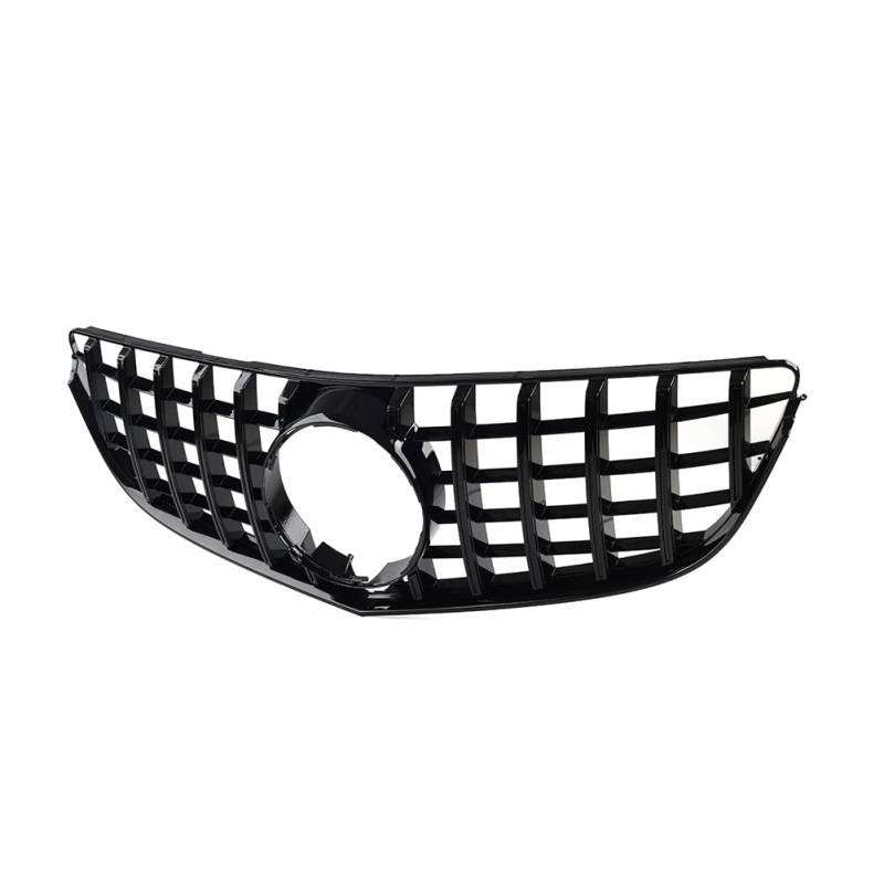 GZYF Auto Frontstoßstange Haube Kühlergrill GTR Stil Kühlergrill Für E Klasse W207 C207 Coupe Cabrio 2 Tür 14-16 ABS Schwarz von GZYF