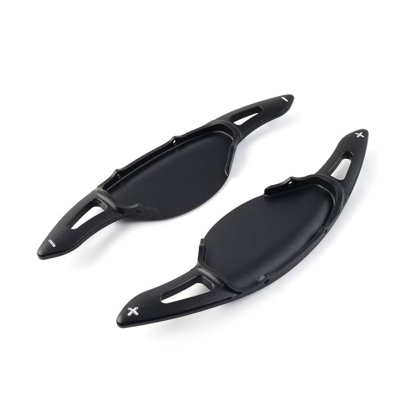 GZYF Auto Lenkrad Schaltwippe Extended Shifter Innenverkleidung Abdeckung Aluminiumlegierung Für QX50 QX55 QX60 Q50 Q60, Schwarz von GZYF