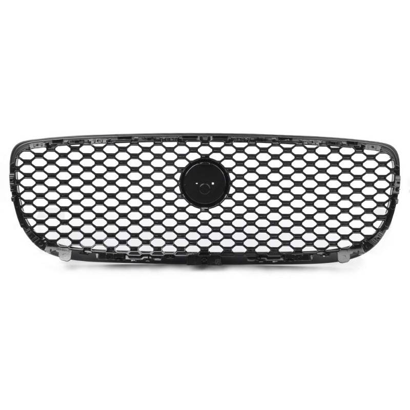 GZYF Auto Vorderen Stoßfänger Mesh Grill Oberen Kühlergrill Für Jaguar XE 15-18 ABS Schwarz von GZYF
