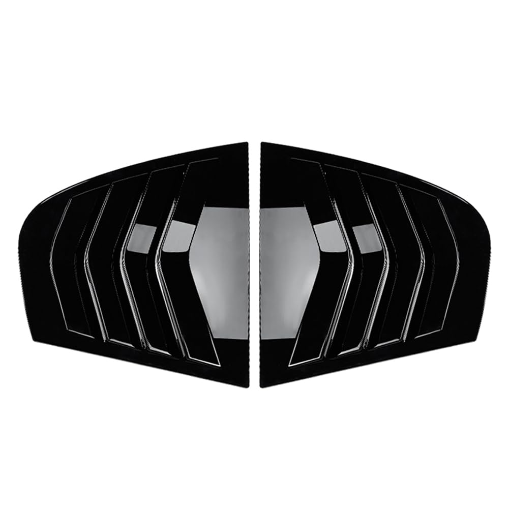 GZYF Autozubehör Heckscheibe Seite Glänzend Schwarz Vent Shutter Louver Cover Trim für BMW 3er E90 Limousine 2005-2013 GZYF Autozubehör Heckscheibe Seite Glänzend Schwarz Vent Shutter Louver Cover Trim für BMW 3er E90 Limousine 2005-2013 von GZYF