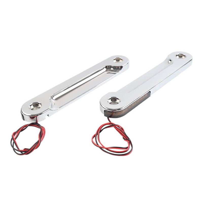 GZYF CNC Aluminium Front Flush Gabel Tagfahrlicht Halterungen Blinker Stoßdämpfer Chrom Für Electra Glide Standard Ultra Street Glide Tri Glide Ultra Limite Motorrad von GZYF