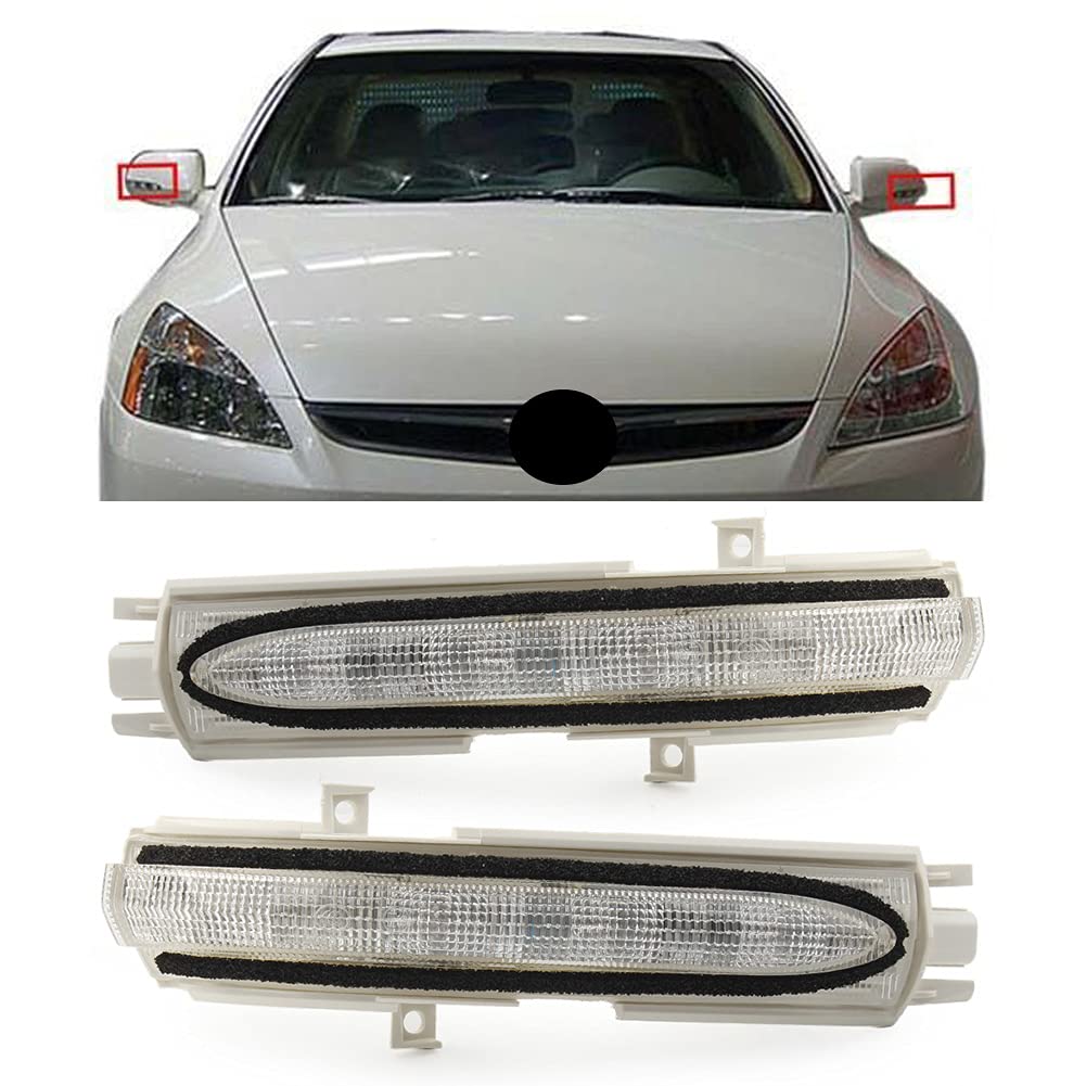 GZYF Car Exterior Rearview Mirror Turn Signal Light Assembly Compatible with Honda Accord 2003-2007, Civic 2004-2005, For Acura TSX 2004-2008, 1 Pair GZYF Car Exterior Rearview Mirror Turn Signal Light Assembly Compatible with Honda Accord 2003-2007, Civic 2004-2005, For Acura TSX 2004-2008, 1 Pair von GZYF
