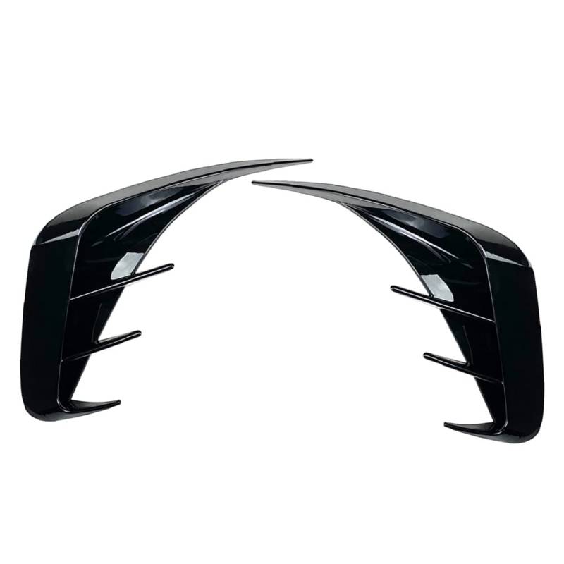 GZYF Car Rear Bumper Lip Splitter Protector Canards Fin Spoiler Trim Decoration for BMW 3-Series G20 G21 M-Sport M340i 2019 2020 2021, Glossy Black von GZYF
