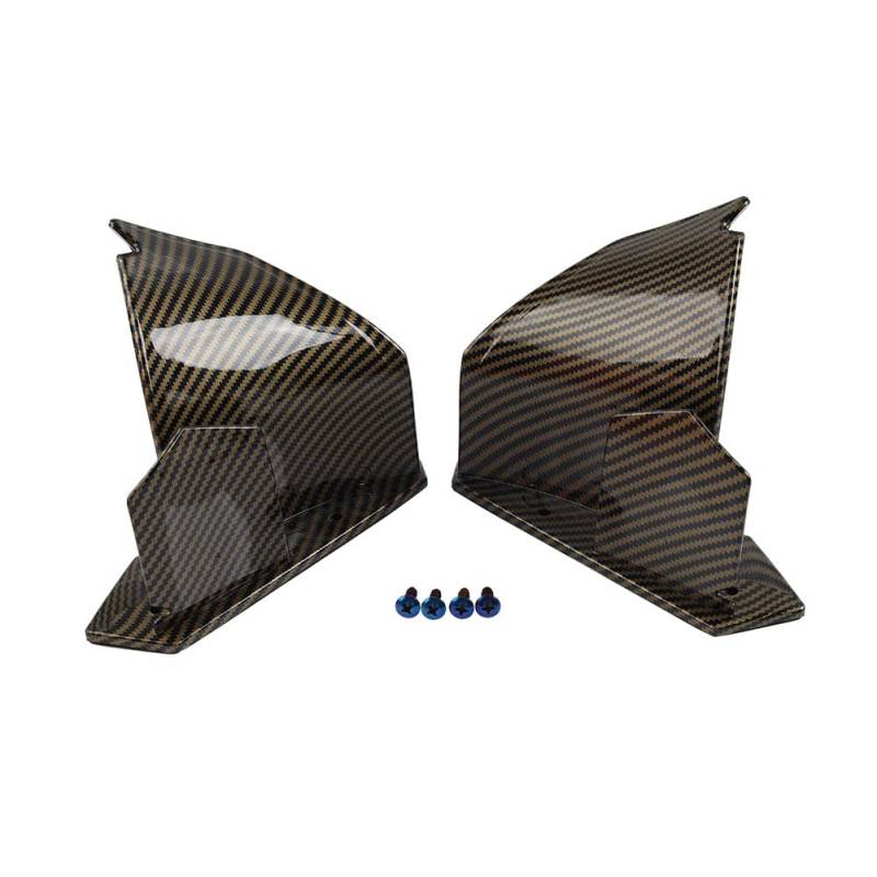 GZYF Carbon Fibre Braun Heckspoiler Festflügel Verkleidung Winglet Motorrad Spoiler Verkleidung Flügel Kits Für S1000RR 2009 2010 2011 2012 2013 2014 Für V2 V4S V4 V4R von GZYF