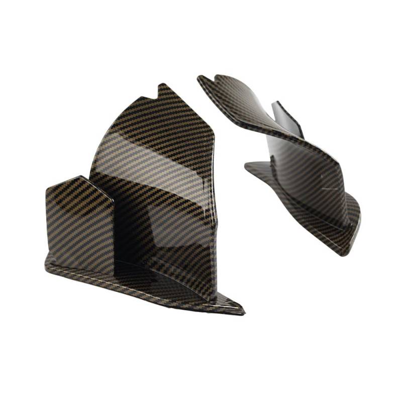 GZYF Carbon Fibre Braun Hinten Schwanz Feste Flügel Verkleidung Winglet Motorrad Spoiler verkleidung flügel Kits Für S1000RR M1000RR 2019-2023 F von GZYF