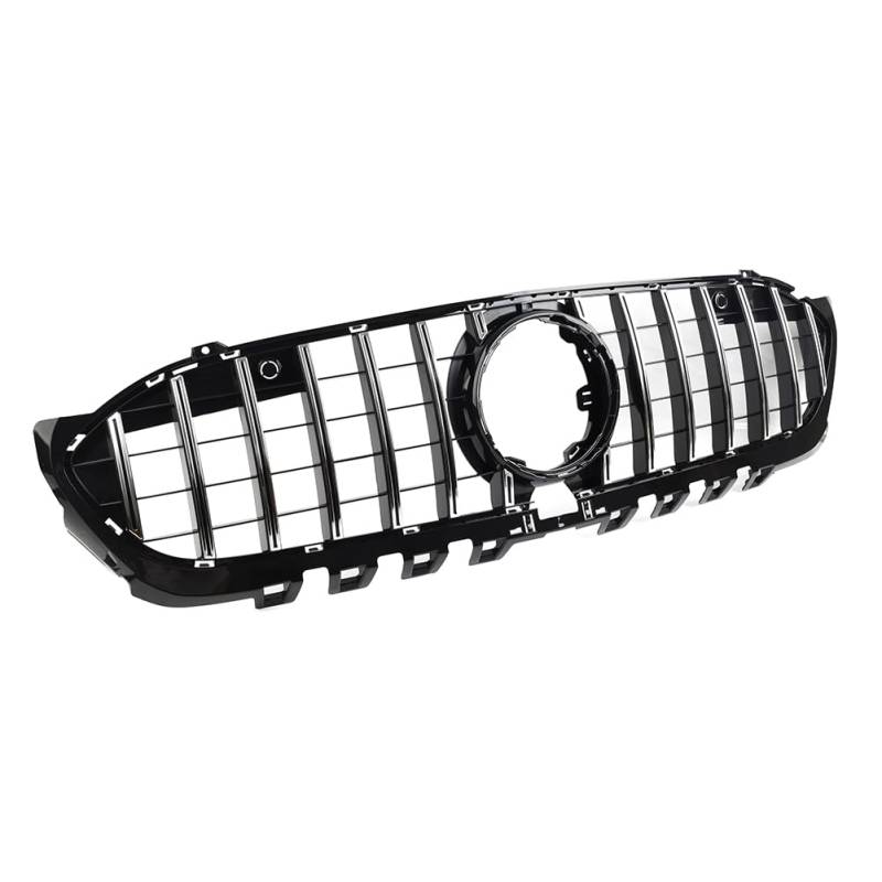 GZYF Front GTR Style Stoßstangengrill Haube Kühlergrill ABS Silber Auto Für A Klasse W177 A180 A200 A220 A250 2019-2023 von GZYF