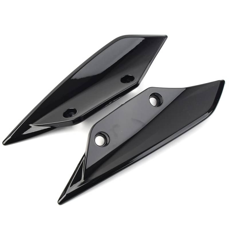 GZYF Front Seitenteil Kotflügelverkleidung Verkleidungsrahmen Winglets Spoiler ABS Schwarz Für S1000RR 2009-2014 Motorrad von GZYF