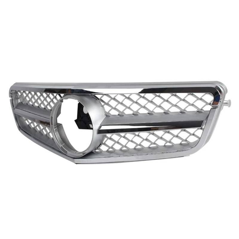 GZYF Front Upper Grill Stoßstange Grille Silber ABS Für C klasse W204 07-14 Auto von GZYF
