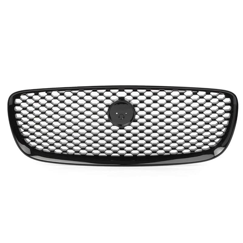 GZYF Front Upper Grill Stoßstange Mesh Grille ABS Schwarz Auto Für Jaguar XF XFR 2016-2020 von GZYF