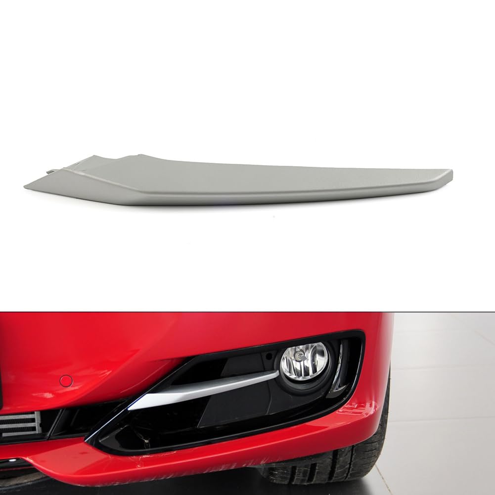GZYF Frontgrill unterer Stoßfängerzierstreifen Nebelscheinwerferleiste linke Leiste Silber ABS Für 3er Serie F30 F31 2012-2015（MIT ZIERLINIEN MIT SPORT LINE） von GZYF