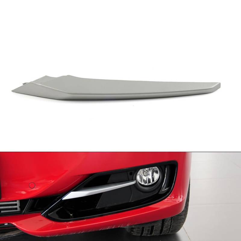 GZYF Frontgrill unterer Stoßfängerzierstreifen Nebelscheinwerferleiste linke Leiste Silber ABS Für 3er Serie F30 F31 2012-2015（MIT ZIERLINIEN MIT SPORT LINE） von GZYF