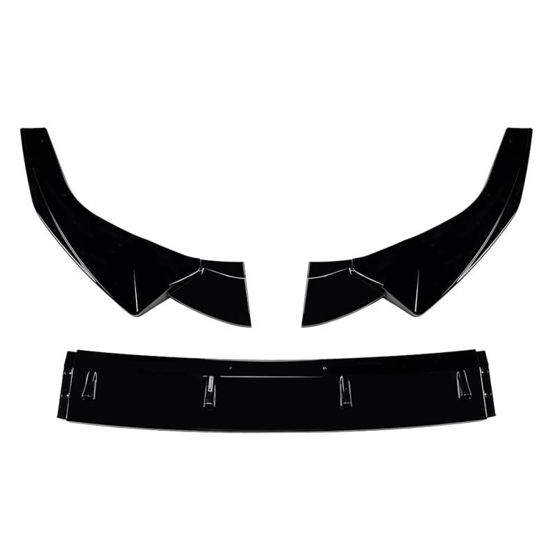 GZYF Frontlippe Kinn Spoiler Splitter Flügel Stoßstange Schutzleiste Glänzend Schwarz ABS Für S5 8W6 20-24 A5 Sline 20-24 Für Spätere Bühne Modell Auto 3 stücke von GZYF