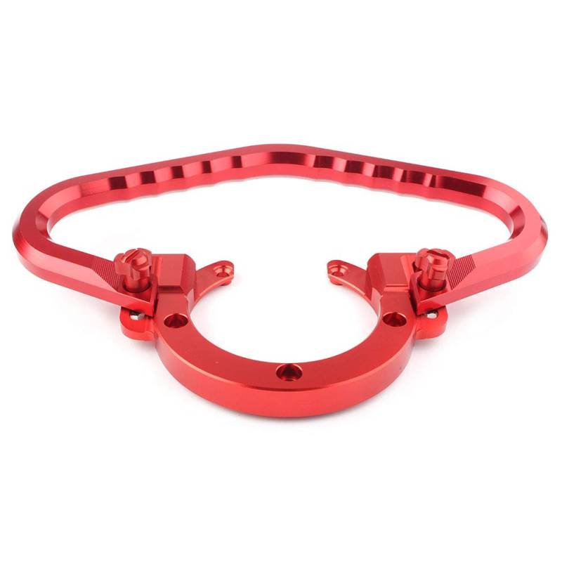GZYF Fronttank Haltegriff Beifahrerhandgriff Armlehne Tank CNC Rot Für Ninja ZX-6R Z1000 Z800 ER650 Für 1000 Motorrad von GZYF
