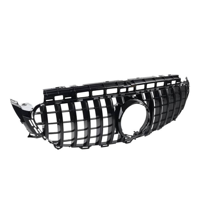 GZYF GTR Style Stoßstangenhaube Frontkühlergrill ABS Glänzend Schwarz Für E Klasse W213 E200 E300 E400 4 Türer Limousine 2016-2020 Auto von GZYF